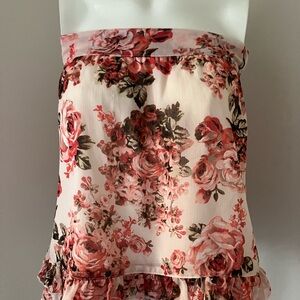 Floral Mini Skirt